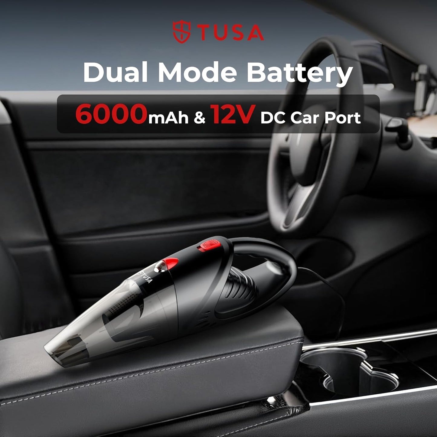 Tusa Cordless Vacuum Cleaner for Car & Home