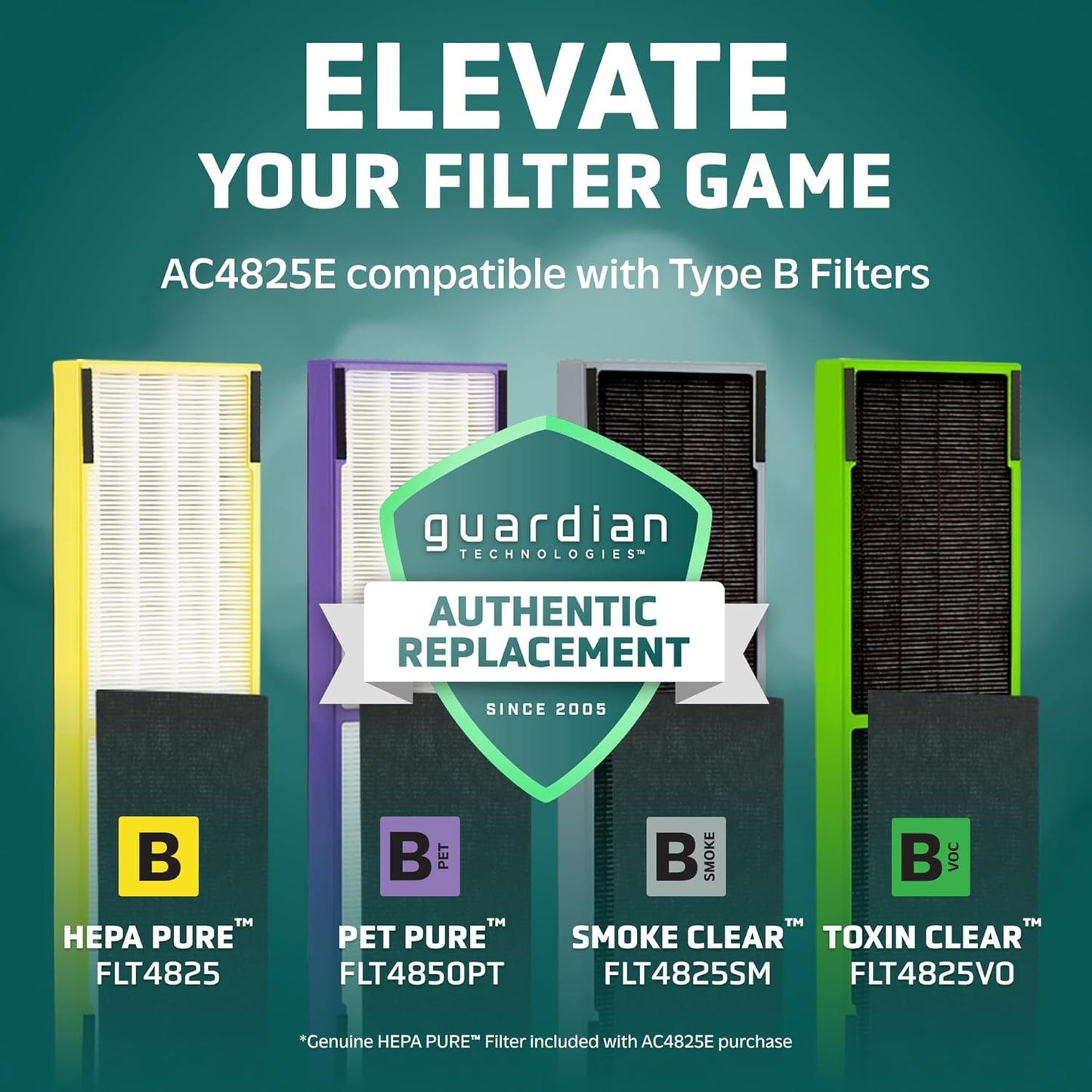 GermGuardian 4-In-1 HEPA Air Purifier for Home