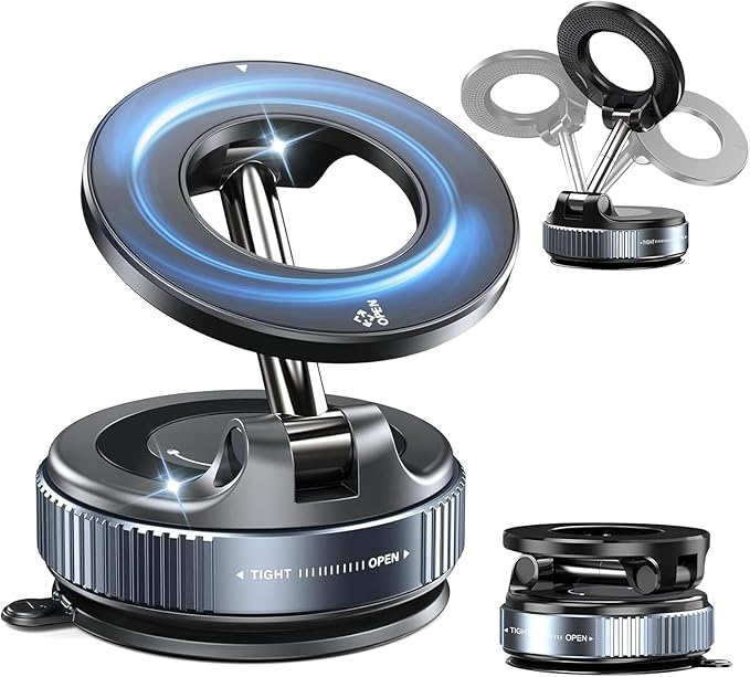 360° Vacuum Magnetic Suction Phone Holder